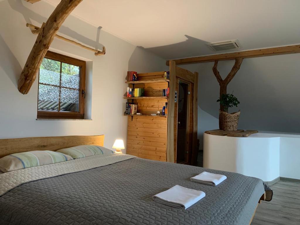Zerko Holiday Home - Vineyard Chalet With Sauna And Jacuzzi Free Mirna Exteriér fotografie